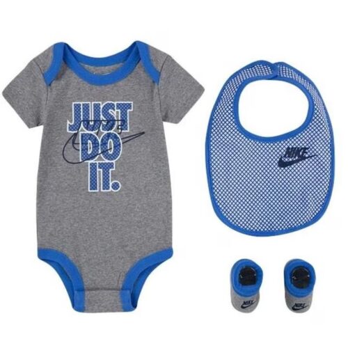 Nike 3Pcs Baby Clothing Set (0–6 Months) Unisex | Cotton Bodysuit Outfit